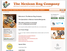 Tablet Screenshot of mexicanrugcompany.co.uk